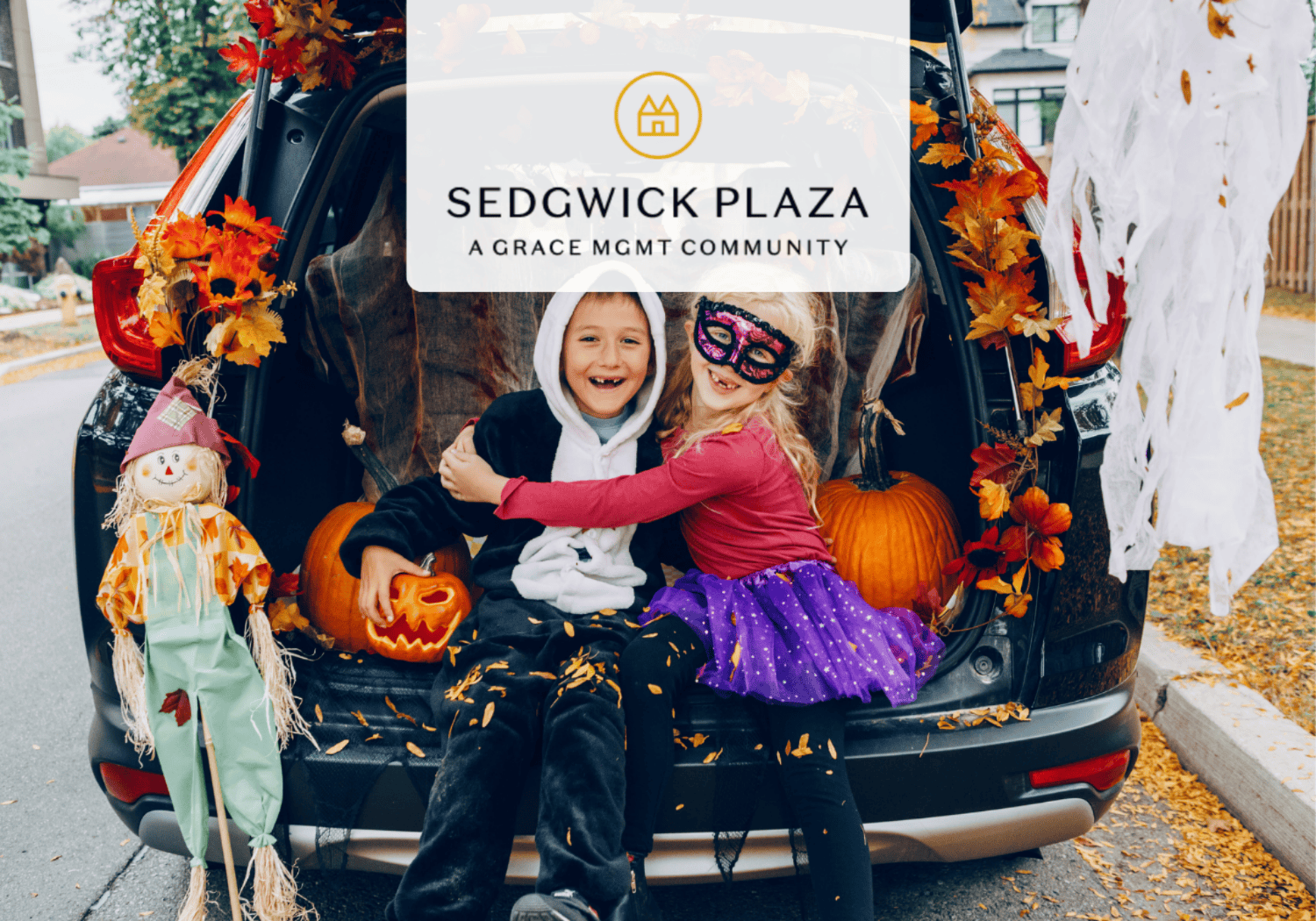 Sedgwick Plaza - trunk or treat - Sedgwick Plaza